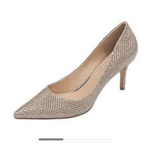 BADGLEY MISCHKA | RUDY METALLIC DRESS PUMPS Sz 7.5